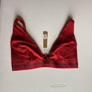 Skims Brick Cotton Rib Bralette